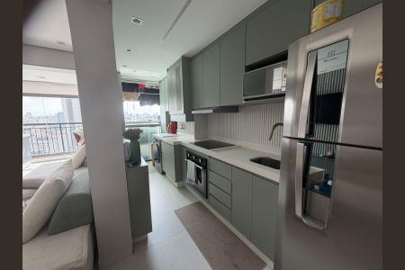 Cozinha de apartamento à venda com 2 quartos, 64m² em Jardim Independência (São Paulo), São Paulo