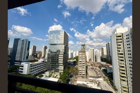 Apartamento para alugar com 28m², 1 quarto e sem vagaVaranda