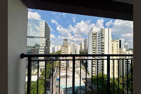 Apartamento para alugar com 28m², 1 quarto e sem vagaVaranda
