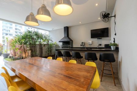 Studio à venda com 40m², 1 quarto e 1 vaga Studio à venda com 40m², 1 quarto e 1 vagaÁrea comum - Churrasqueira