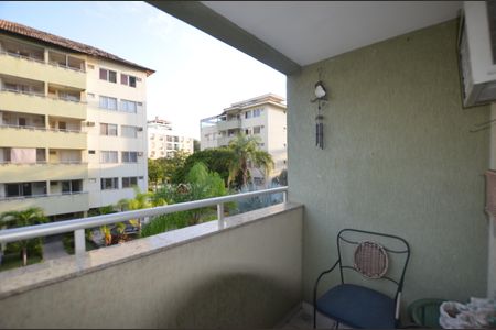 Varanda da Sala de apartamento para alugar com 3 quartos, 86m² em Jardim Sulacap, Rio de Janeiro