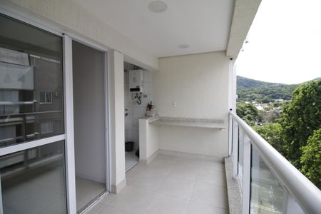 Varanda da Sala de apartamento para alugar com 2 quartos, 58m² em Taquara, Rio de Janeiro