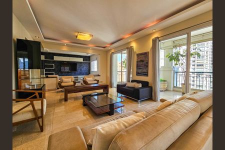 Sala de apartamento à venda com 4 quartos, 240m² em Cidade Monções, São Paulo