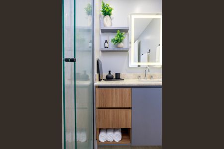 Apartamento para alugar com 32m², 1 quarto e sem vagaSuíte - Banheiro