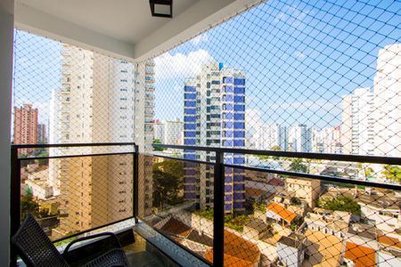 Varanda da sala de apartamento à venda com 4 quartos, 139m² em Jardim Bela Vista, Santo André