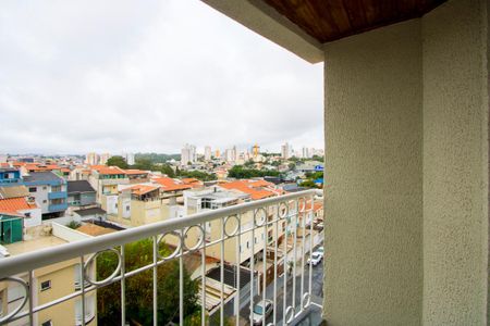 Varanda da sala de apartamento à venda com 3 quartos, 60m² em Parque Bandeirante, Santo André