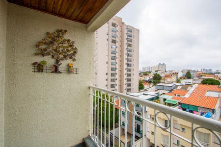 Varanda da sala de apartamento à venda com 3 quartos, 60m² em Parque Bandeirante, Santo André