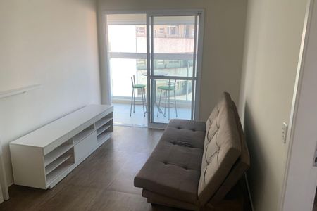 Sala de apartamento para alugar com 1 quarto, 49m² em José Menino, Santos