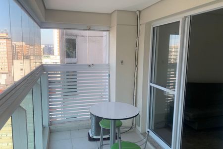 Varanda da Sala de apartamento para alugar com 1 quarto, 49m² em José Menino, Santos