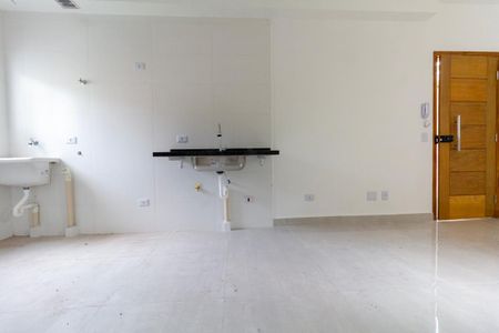 Sala, Cozinha e Área de Serviço de apartamento para alugar com 2 quartos, 55m² em Vila Matilde, São Paulo