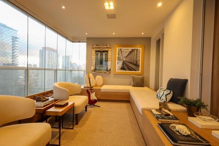 Varanda de apartamento à venda com 3 quartos, 225m² em Cidade Monções, São Paulo