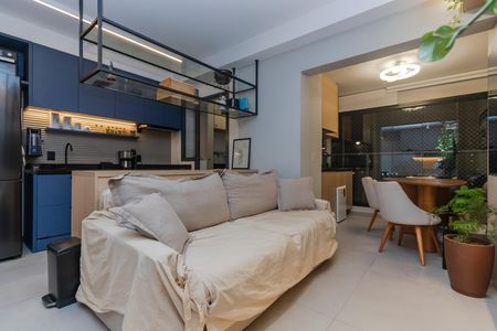 Sala de apartamento à venda com 2 quartos, 62m² em Jardim das Acacias, São Paulo
