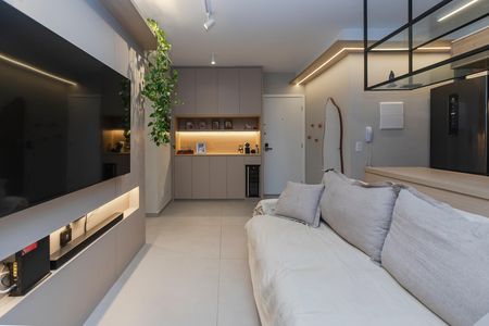 Sala de apartamento à venda com 2 quartos, 62m² em Jardim das Acacias, São Paulo