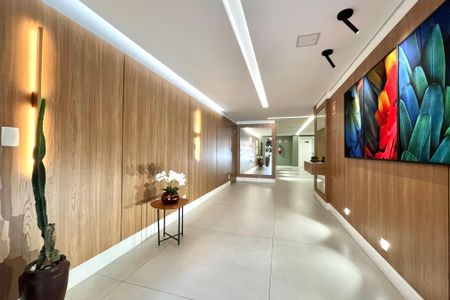 Apartamento para alugar com 55m², 2 quartos e 1 vaga Apartamento para alugar com 55m², 2 quartos e 1 vagaHall social