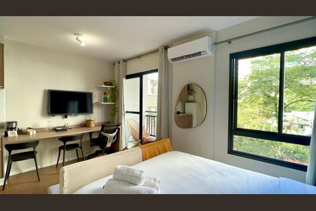 Studio para alugar com 27m², 1 quarto e sem vagaQuarto