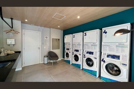 Studio para alugar com 27m², 1 quarto e sem vagaLavanderia