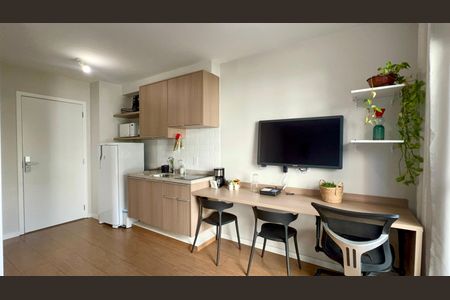 Studio para alugar com 27m², 1 quarto e sem vagaSala