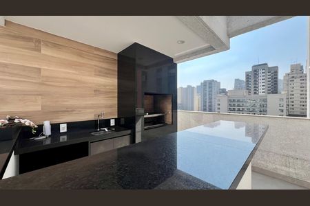 Studio para alugar com 27m², 1 quarto e sem vagaChurrasqueira