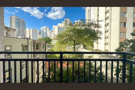 Studio para alugar com 27m², 1 quarto e sem vagaVaranda