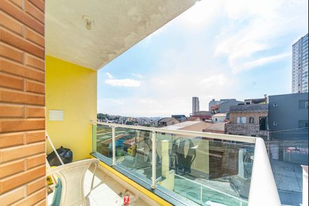 Varanda da Sala de apartamento para alugar com 2 quartos, 70m² em Jardim Isabella, Santo André