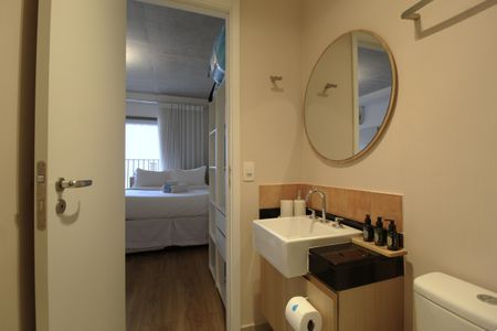 Studio para alugar com 27m², 1 quarto e sem vagaBanheiro