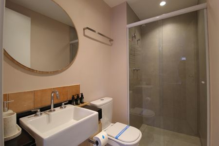 Studio para alugar com 27m², 1 quarto e sem vagaBanheiro