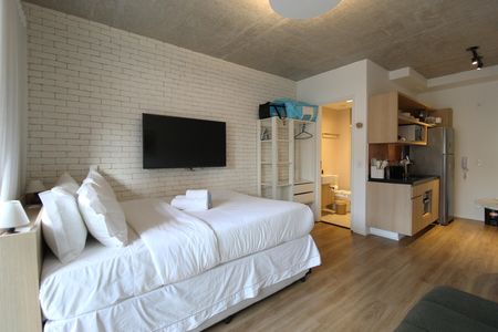 Studio para alugar com 27m², 1 quarto e sem vagaSala/Quarto