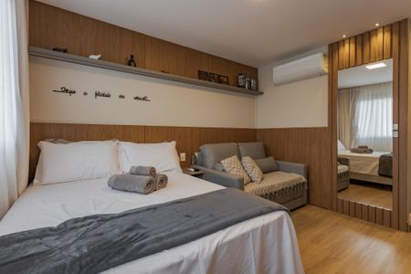 Studio para alugar com 25m², 1 quarto e 1 vaga Studio para alugar com 25m², 1 quarto e 1 vagaSala/Quarto