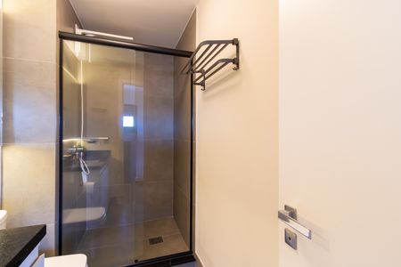 Studio para alugar com 37m², 1 quarto e 1 vaga Studio para alugar com 37m², 1 quarto e 1 vagaBanheiro
