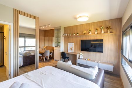 Studio para alugar com 37m², 1 quarto e 1 vaga Studio para alugar com 37m², 1 quarto e 1 vagaQuarto