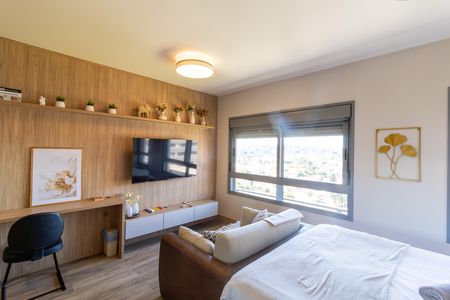 Studio para alugar com 37m², 1 quarto e 1 vaga Studio para alugar com 37m², 1 quarto e 1 vagaQuarto