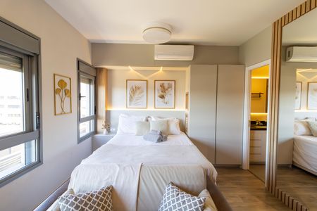 Studio para alugar com 37m², 1 quarto e 1 vaga Studio para alugar com 37m², 1 quarto e 1 vagaQuarto