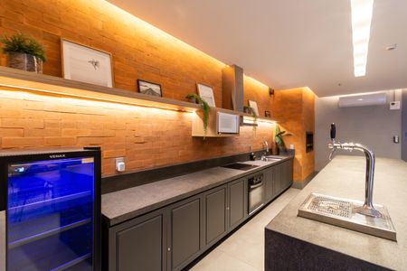 Studio para alugar com 37m², 1 quarto e 1 vaga Studio para alugar com 37m², 1 quarto e 1 vagaÁrea comum - Salão de festas