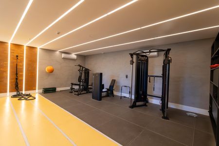 Área comum - Academia de kitnet/studio para alugar com 1 quarto, 37m² em Teresópolis, Porto Alegre