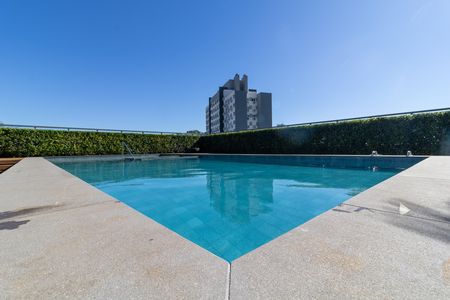 Área comum - Piscina de kitnet/studio para alugar com 1 quarto, 37m² em Teresópolis, Porto Alegre