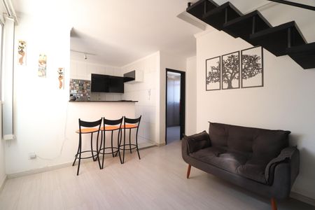 Apartamento para alugar com 90m², 2 quartos e 1 vagaSala