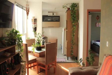 Sala / Cozinha  de apartamento para alugar com 1 quarto, 42m² em Restinga, Porto Alegre