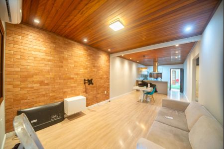 Sala de casa de condomínio para alugar com 3 quartos, 144m² em Mário Quintana, Viamão