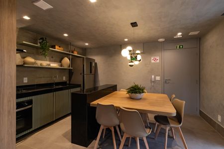Studio para alugar com 32m², 1 quarto e sem vaga Studio para alugar com 32m², 1 quarto e sem vagaEspaço Gourmet