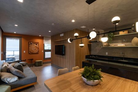 Studio para alugar com 32m², 1 quarto e sem vaga Studio para alugar com 32m², 1 quarto e sem vagaEspaço Gourmet