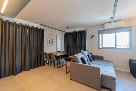 Sala de apartamento para alugar com 1 quarto, 39m² em Bela Vista, São Paulo