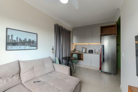 Sala de apartamento para alugar com 1 quarto, 24m² em Bela Vista, São Paulo