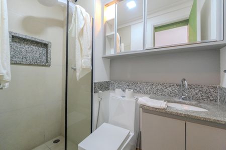 Apartamento para alugar com 24m², 1 quarto e 1 vaga Apartamento para alugar com 24m², 1 quarto e 1 vagaBanheiro
