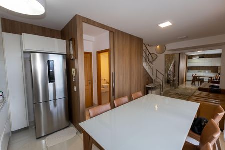 Sala de Jantar de apartamento à venda com 2 quartos, 74m² em Vila da Serra, Nova Lima