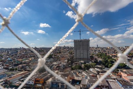 Vista da sala  de apartamento à venda com 2 quartos, 34m² em Jardim Miriam, São Paulo