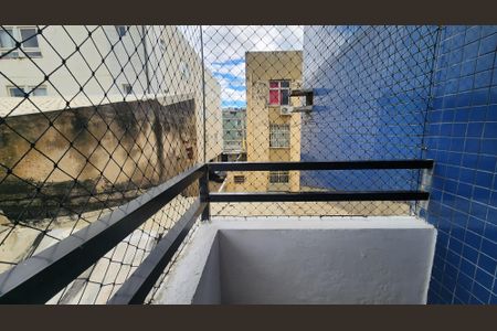 Sala - varanda de apartamento para alugar com 1 quarto, 55m² em Amaralina, Salvador