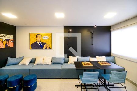 Apartamento para alugar com 41m², 2 quartos e 1 vagaÁrea comum - Salão de jogos