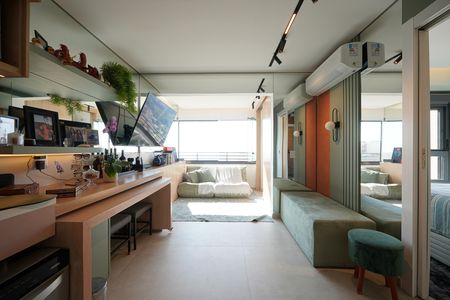 Sala de apartamento para alugar com 1 quarto, 37m² em Vila Mariana, São Paulo