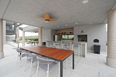 Apartamento à venda com 37m², 1 quarto e 1 vagaChurrasqueira