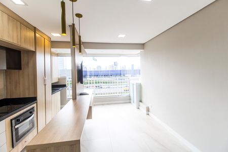 Sala de apartamento para alugar com 1 quarto, 45m² em Bethaville I, Barueri